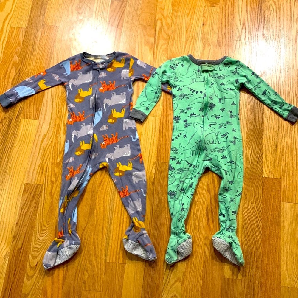 24 month zippered pajamas